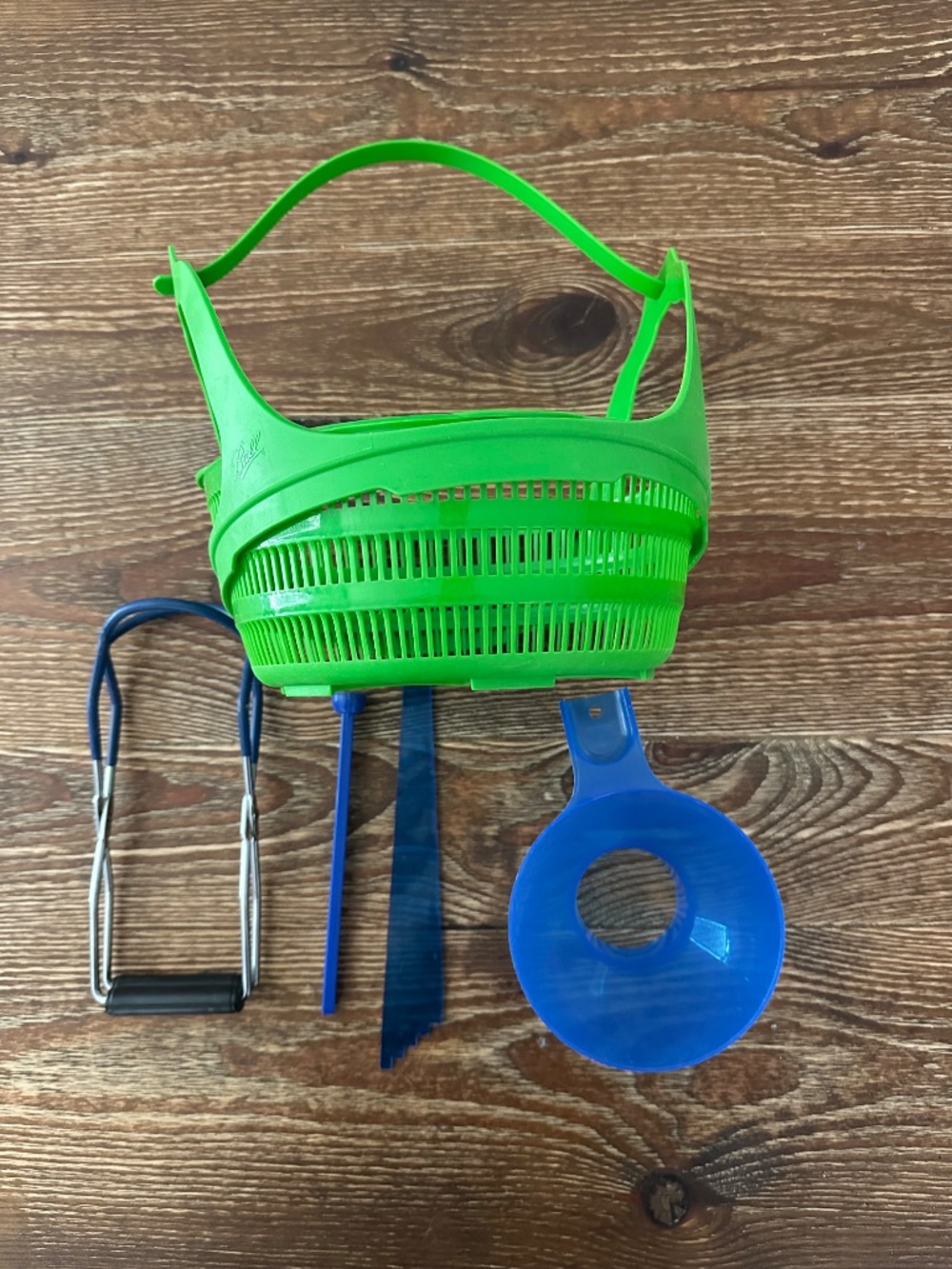 BALL CANNING TOOLS / SECURE GRIP JAR HANDLER , FUNNEL, JAR LIFTER, BASKET